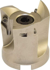 Millstar - 3 Inserts, 50mm Cut Diam, 22mm Arbor Diam, Indexable Square-Shoulder Face Mill - 93° Lead Angle, 55mm High, VCGT Insert Compatibility, Series ASMC - USA Tool & Supply