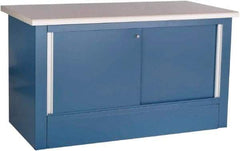 Rousseau Metal - 60 Wide x 30" Deep x 34" High, Plastic Laminate Workbench - Fixed Legs - USA Tool & Supply