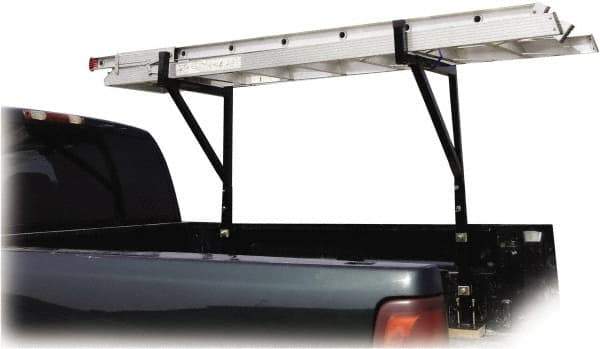 Erickson Manufacturing - Steel Ladder Rack - 34" Wide, Black, For Use with Any Truck - USA Tool & Supply