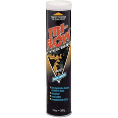 Tri-Flow - 14 oz Cartridge Synthetic High Temperature Grease - Translucent White, Food Grade & High Temperature, 400°F Max Temp, NLGIG 2, - USA Tool & Supply