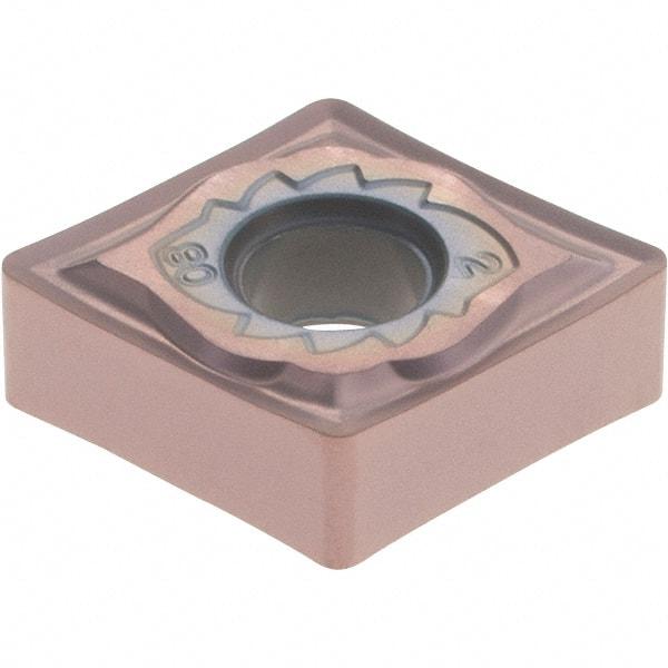 Sandvik Coromant - CNGG432 SGF Grade 1125 Carbide Turning Insert - TiAlN/AlCr2O3 Finish, 80° Diamond, 1/2" Inscr Circle, 3/16" Thick, 1/32" Corner Radius - USA Tool & Supply