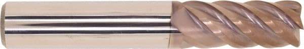 Millstar - 1/2", 5 Flute, Single End, Solid Carbide, 0.06" Corner Radius End Mill - 3" OAL, Right Hand Flute, 1-1/4" LOC, Right Hand Cut - USA Tool & Supply