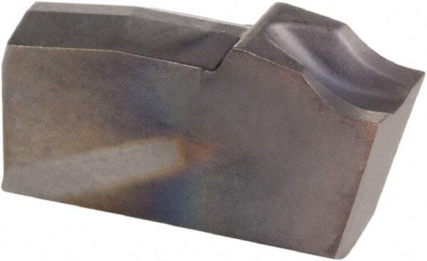 Kennametal - A23 CF KCU25 Grade, 0.122" Cutting Width, Carbide Cutoff Insert - 0° Neutral Lead Angle, AlTiN Coated, Single End - USA Tool & Supply