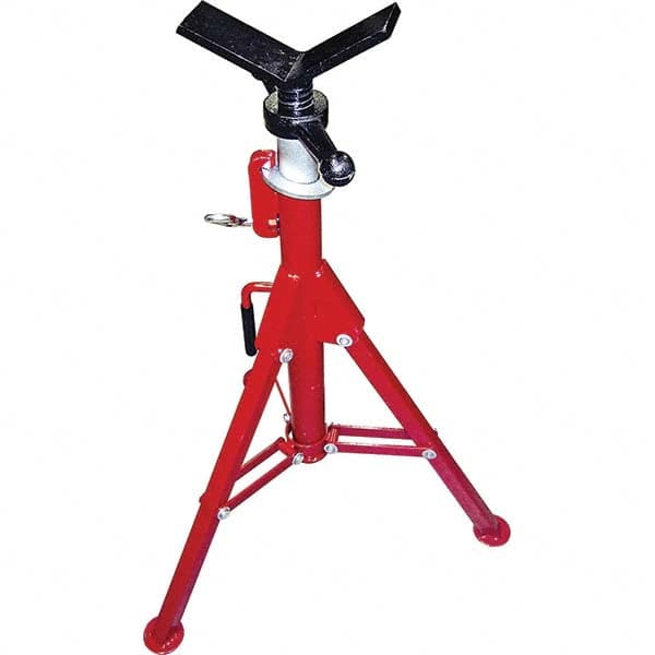 Rothenberger - Pipe Support Stands & Jacks Type: Hi-Jack With Standard Steel V-Head Minimum Pipe Diameter: 1/2 (Inch) - USA Tool & Supply