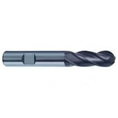 16mm Dia. - 92mm OAL 4 FL Variable Helix Nano-A Carbide Ball Nose End Mill - USA Tool & Supply