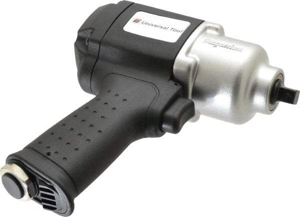 Universal Tool - 3/8" Drive, 12,000 RPM, 320 Ft/Lb Torque Impact Wrench/Ratchet - Pistol Grip Handle, 1,800 IPM, 9.4 CFM, 90 psi, 1/4" NPT Inlet - USA Tool & Supply