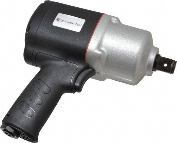 Universal Tool - 3/4" Drive, 6,000 RPM, 1,200 Ft/Lb Torque Impact Wrench/Ratchet - Pistol Grip Handle, 1,000 IPM, 10 CFM, 90 psi, 3/8" NPT Inlet - USA Tool & Supply