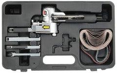 Universal Tool - 1/2 x 12 Inch, 20,000 RPM Air Belt Sander - 0.25 Hp, 1/4 NPT Inlet, 16 CFM Air Consumption - USA Tool & Supply