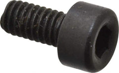 Holo-Krome - M2.5x0.45 Metric Coarse Hex Socket Drive, Socket Cap Screw - Grade 12.9 Alloy Steel, Black Oxide Finish, Fully Threaded, 5mm Length Under Head - USA Tool & Supply
