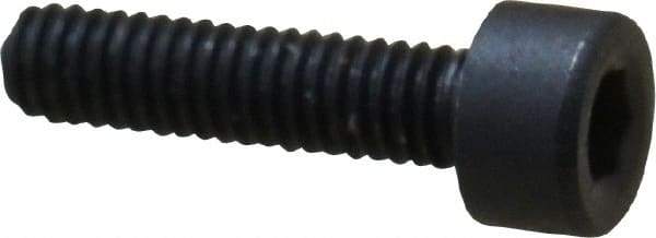 Holo-Krome - M2.5x0.45 Metric Coarse Hex Socket Drive, Socket Cap Screw - Grade 12.9 Alloy Steel, Black Oxide Finish, Fully Threaded, 10mm Length Under Head - USA Tool & Supply