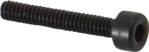 Holo-Krome - M2x0.40 Metric Coarse Hex Socket Drive, Socket Cap Screw - Grade 12.9 Alloy Steel, Black Oxide Finish, Fully Threaded, 12mm Length Under Head - USA Tool & Supply