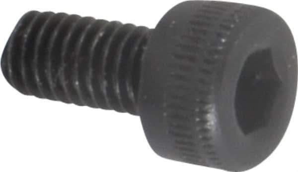 Holo-Krome - M3x0.50 Metric Coarse Hex Socket Drive, Socket Cap Screw - Grade 12.9 Alloy Steel, Black Oxide Finish, Fully Threaded, 6mm Length Under Head - USA Tool & Supply