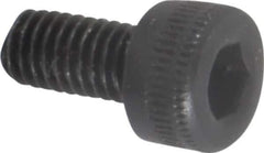 Holo-Krome - M3x0.50 Metric Coarse Hex Socket Drive, Socket Cap Screw - Grade 12.9 Alloy Steel, Black Oxide Finish, Fully Threaded, 6mm Length Under Head - USA Tool & Supply