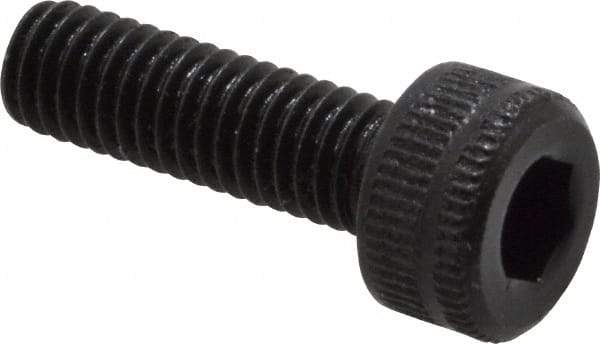 Holo-Krome - M3x0.50 Metric Coarse Hex Socket Drive, Socket Cap Screw - Grade 12.9 Alloy Steel, Black Oxide Finish, Fully Threaded, 10mm Length Under Head - USA Tool & Supply