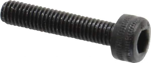 Holo-Krome - M3x0.50 Metric Coarse Hex Socket Drive, Socket Cap Screw - Grade 12.9 Alloy Steel, Black Oxide Finish, Fully Threaded, 15mm Length Under Head - USA Tool & Supply
