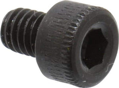 Holo-Krome - M4x0.70 Metric Coarse Hex Socket Drive, Socket Cap Screw - Grade 12.9 Alloy Steel, Black Oxide Finish, Fully Threaded, 5mm Length Under Head - USA Tool & Supply