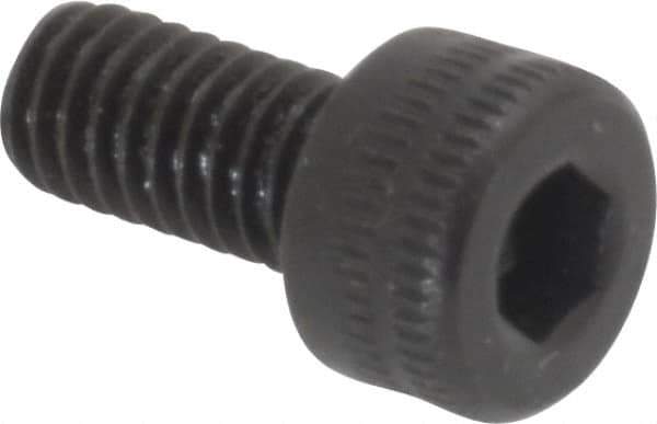 Holo-Krome - M4x0.70 Metric Coarse Hex Socket Drive, Socket Cap Screw - Grade 12.9 Alloy Steel, Black Oxide Finish, Fully Threaded, 8mm Length Under Head - USA Tool & Supply
