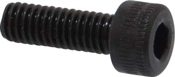 Holo-Krome - M4x0.70 Metric Coarse Hex Socket Drive, Socket Cap Screw - Grade 12.9 Alloy Steel, Black Oxide Finish, Fully Threaded, 12mm Length Under Head - USA Tool & Supply