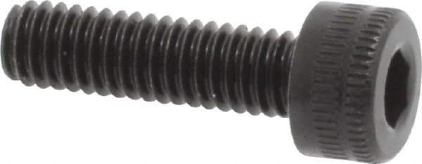 Holo-Krome - M4x0.70 Metric Coarse Hex Socket Drive, Socket Cap Screw - Grade 12.9 Alloy Steel, Black Oxide Finish, Fully Threaded, 14mm Length Under Head - USA Tool & Supply