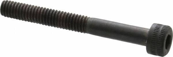 Holo-Krome - M4x0.70 Metric Coarse Hex Socket Drive, Socket Cap Screw - Grade 12.9 Alloy Steel, Black Oxide Finish, Partially Threaded, 35mm Length Under Head - USA Tool & Supply