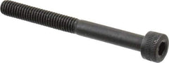 Holo-Krome - M4x0.70 Metric Coarse Hex Socket Drive, Socket Cap Screw - Grade 12.9 Alloy Steel, Black Oxide Finish, Partially Threaded, 40mm Length Under Head - USA Tool & Supply