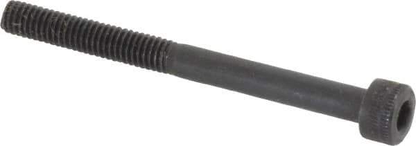 Holo-Krome - M4x0.70 Metric Coarse Hex Socket Drive, Socket Cap Screw - Grade 12.9 Alloy Steel, Black Oxide Finish, Partially Threaded, 45mm Length Under Head - USA Tool & Supply
