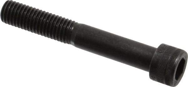 Holo-Krome - M12x1.75 Metric Coarse Hex Socket Drive, Socket Cap Screw - Grade 12.9 Alloy Steel, Black Oxide Finish, Partially Threaded, 80mm Length Under Head - USA Tool & Supply