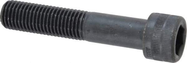 Holo-Krome - M16x2.00 Metric Coarse Hex Socket Drive, Socket Cap Screw - Grade 12.9 Alloy Steel, Black Oxide Finish, Partially Threaded, 80mm Length Under Head - USA Tool & Supply