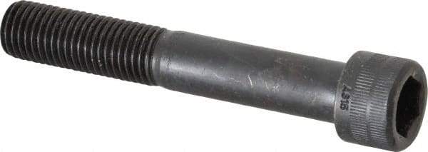 Holo-Krome - M16x2.00 Metric Coarse Hex Socket Drive, Socket Cap Screw - Grade 12.9 Alloy Steel, Black Oxide Finish, Partially Threaded, 100mm Length Under Head - USA Tool & Supply