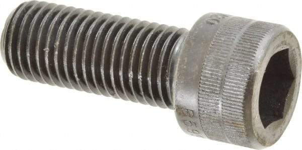 Holo-Krome - M20x2.50 Metric Coarse Hex Socket Drive, Socket Cap Screw - Grade 12.9 Alloy Steel, Black Oxide Finish, Fully Threaded, 50mm Length Under Head - USA Tool & Supply