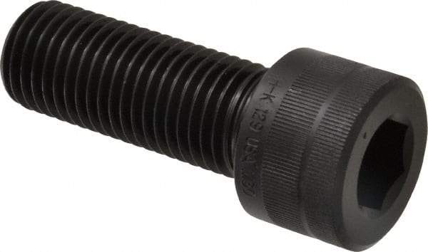 Holo-Krome - M30x3.50 Metric Coarse Hex Socket Drive, Socket Cap Screw - Grade 12.9 Alloy Steel, Black Oxide Finish, Fully Threaded, 80mm Length Under Head - USA Tool & Supply