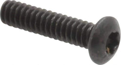 Camcar - #4-40 UNC Torx Plus Drive, Button Screw - Alloy Steel, Black Oxide Finish, Fully Threaded, 1/2" Length Under Head - USA Tool & Supply
