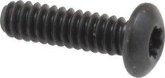Camcar - #6-32 UNC Torx Plus Drive, Button Screw - Alloy Steel, Black Oxide Finish, Fully Threaded, 1/2" Length Under Head - USA Tool & Supply