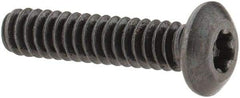 Camcar - #6-32 UNC Torx Plus Drive, Button Screw - Alloy Steel, Black Oxide Finish, Fully Threaded, 5/8" Length Under Head - USA Tool & Supply