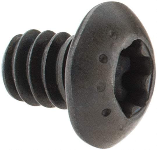 Camcar - #10-24 UNC Torx Plus Drive, Button Screw - Alloy Steel, Black Oxide Finish, Fully Threaded, 1/4" Length Under Head - USA Tool & Supply
