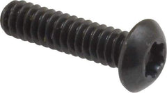 Camcar - #10-24 UNC Torx Plus Drive, Button Screw - Alloy Steel, Black Oxide Finish, Fully Threaded, 3/4" Length Under Head - USA Tool & Supply