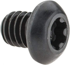 Camcar - 5/16-18 UNC Torx Plus Drive, Button Screw - Alloy Steel, Black Oxide Finish, Fully Threaded, 3/8" Length Under Head - USA Tool & Supply