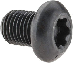 Camcar - 3/8-24 UNF Torx Plus Drive, Button Screw - Alloy Steel, Black Oxide Finish, Fully Threaded, 1/2" Length Under Head - USA Tool & Supply
