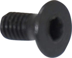 Holo-Krome - M3x0.50 Metric Coarse Hex Socket Drive, 90° Flat Screw - Grade 12.9 Alloy Steel, Black Oxide Finish, 6mm OAL - USA Tool & Supply