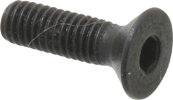 Holo-Krome - M3x0.50 Metric Coarse Hex Socket Drive, 90° Flat Screw - Grade 12.9 Alloy Steel, Black Oxide Finish, 10mm OAL - USA Tool & Supply