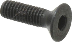 Holo-Krome - M3x0.50 Metric Coarse Hex Socket Drive, 90° Flat Screw - Grade 12.9 Alloy Steel, Black Oxide Finish, 10mm OAL - USA Tool & Supply