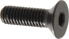 Holo-Krome - M5x0.80 Metric Coarse Hex Socket Drive, 90° Flat Screw - Grade 12.9 Alloy Steel, Black Oxide Finish, Fully Threaded, 16mm OAL - USA Tool & Supply