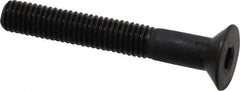 Holo-Krome - M5x0.80 Metric Coarse Hex Socket Drive, 90° Flat Screw - Grade 12.9 Alloy Steel, Black Oxide Finish, Fully Threaded, 35mm OAL - USA Tool & Supply