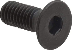 Holo-Krome - M6x1.00 Metric Coarse Hex Socket Drive, 90° Flat Screw - Grade 12.9 Alloy Steel, Black Oxide Finish, Fully Threaded, 16mm OAL - USA Tool & Supply