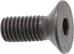 Holo-Krome - M8x1.25 Metric Coarse Hex Socket Drive, 90° Flat Screw - Grade 12.9 Alloy Steel, Black Oxide Finish, Fully Threaded, 20mm OAL - USA Tool & Supply
