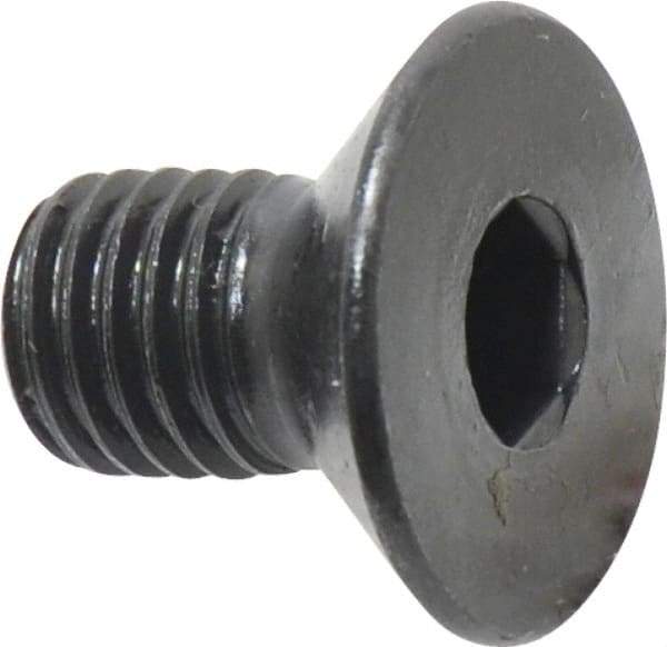 Holo-Krome - M12x1.75 Metric Coarse Hex Socket Drive, 90° Flat Screw - Grade 12.9 Alloy Steel, Black Oxide Finish, Fully Threaded, 20mm OAL - USA Tool & Supply