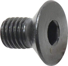 Holo-Krome - M12x1.75 Metric Coarse Hex Socket Drive, 90° Flat Screw - Grade 12.9 Alloy Steel, Black Oxide Finish, Fully Threaded, 20mm OAL - USA Tool & Supply