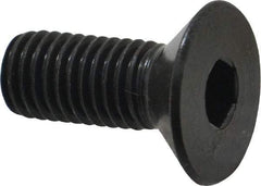 Holo-Krome - M12x1.75 Metric Coarse Hex Socket Drive, 90° Flat Screw - Grade 12.9 Alloy Steel, Black Oxide Finish, Fully Threaded, 30mm OAL - USA Tool & Supply