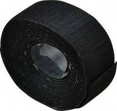 VELCRO Brand - 2" Wide x 5 Yd Long Adhesive Backed Hook Roll - Continuous Roll, Black - USA Tool & Supply