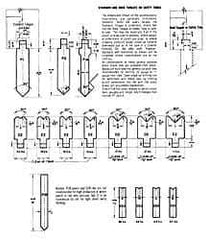 Made in USA - 20 Gauge, Press Brake Punch and Die Set - 20 Ft. Punch and Die Length - USA Tool & Supply